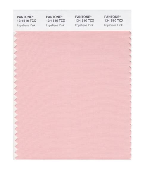 Pantone 13 1510 Tcx Swatch Card Impatiens Pink Design Info