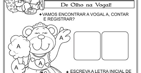 Atividade Vogal A Temática Animais Ideia Criativa Gi Carvalho