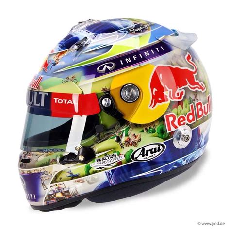Sebastian Vettel S Arai Helmet Helmet Custom Helmets Helmet Design