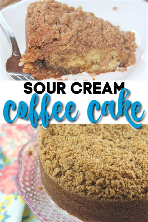 Whisk together the milk and vinegar. Sour Cream Coffee Cake with Cinnamon Streusel and Filling