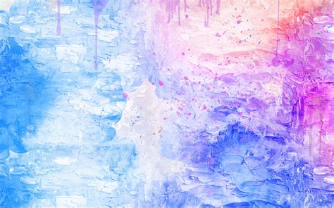 Download Blue Pink Water Colors Art Canvas Surface 1920x1200