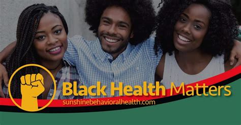 Mental Health Issues Facing The Black Community Sunshine Behavioral