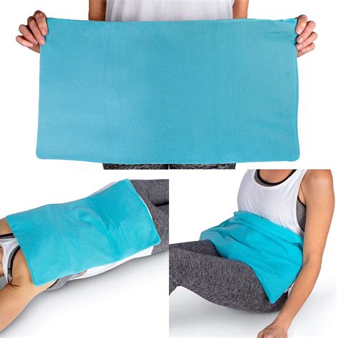 Icewraps Oversize Ice Pack With Soft Fabric Cover 12x21