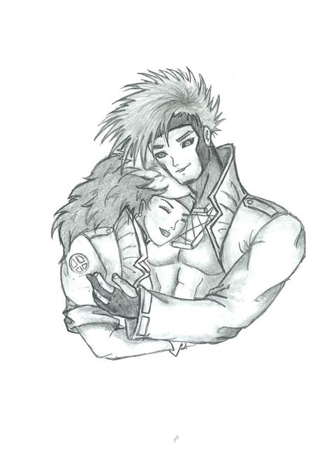 Gambit And Rogue By Shadowlight82 On Deviantart