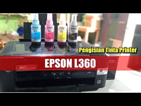 Cara Mengisi Tinta Printer Epson L Isi Ulang Tinta Printer Pengisian Tinta Printer YouTube