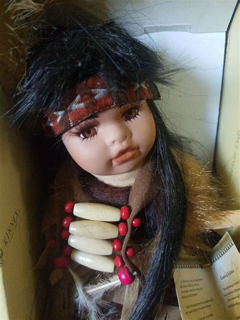 kinnex limited edition porcelain native american doll little cubs 307 2500 ebay