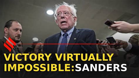 Victory Virtually Impossible Bernie Sanders Ends 2020 Presidential