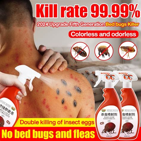 [kill Rate 100 ] Bed Bug Spray Killer 500ml No More Itching Bed Bug Spray Bed Bug Killer Bugs