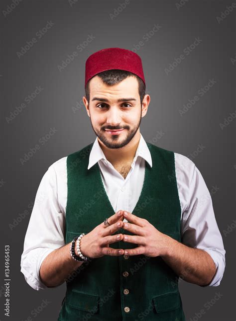 Smiling Handsome Turkish Man Stock Foto Adobe Stock