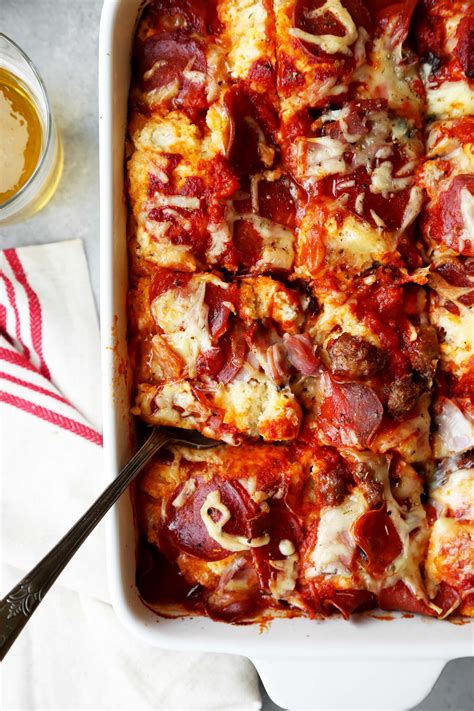 Meat-Lovers Pizza Bake | Meat lovers pizza, Pizza bake, Meat lovers