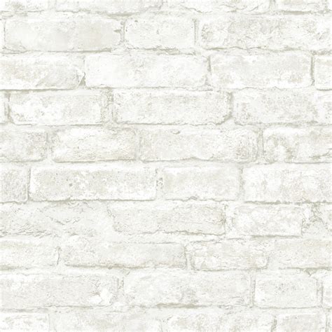 3123 12481 Arlington White Brick Wallpaper By Chesapeake