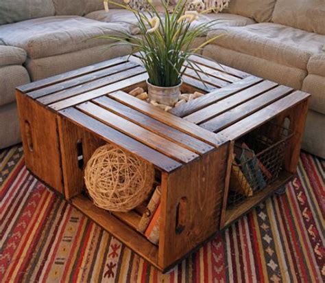 20 Diy Wooden Crates Furniture Design Ideas