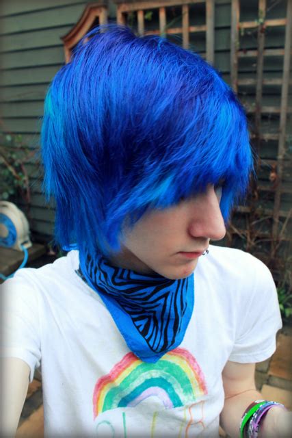 Emo Lifestyle Emo Boys Blue Hair