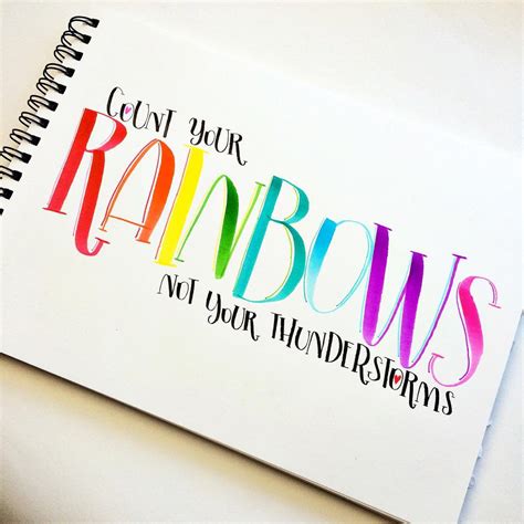 3 Rainbow Inspired Lettering Projects Tombow Usa Blog