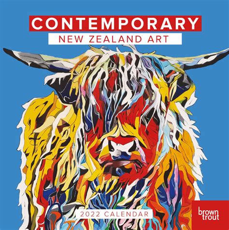 Buy Contemporary New Zealand Art 2022 Square Wall Calendar At Mighty