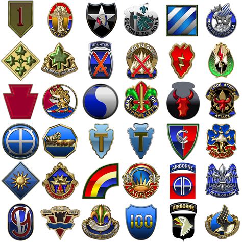 United States Army Division Patches Army Military