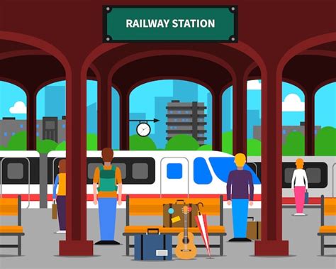 Free Train Depot Clipart