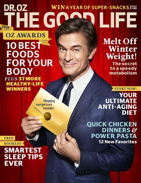 Dr Oz The Good Life Living With Health And Happiness