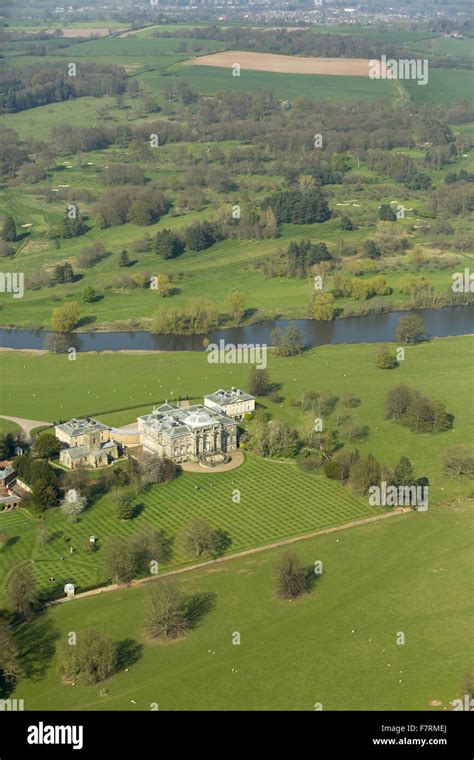 An Aerial View Of Kedleston Hall Derbyshire Kedleston Is One Of The