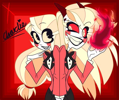 Charlie Hazbin Hotel Normal And Fulldemonform By Reikoartdemon On