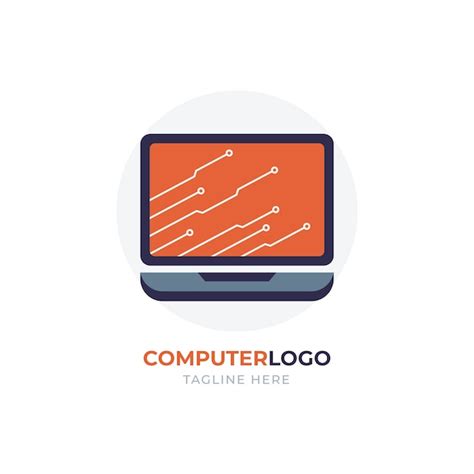 Free Vector Creative Computer Logo Template