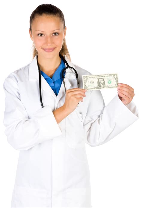 Doctor Holding Money Free Stock Photo Public Domain Pictures