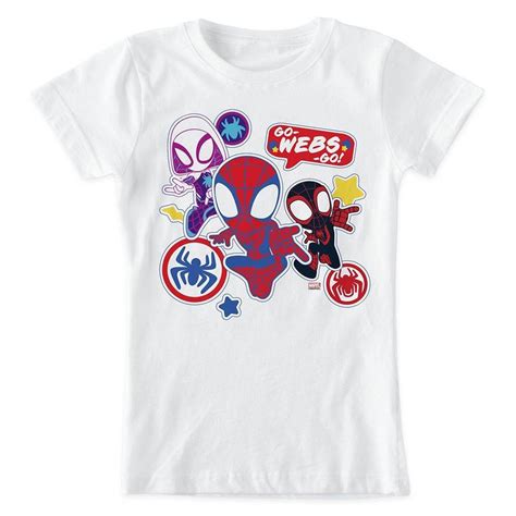 Marvels Spidey And His Amazing Friends Go Webs Go T Shirt For