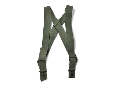 Original Us Military Suspenders M1950 Pants Braces Shoulder Harness
