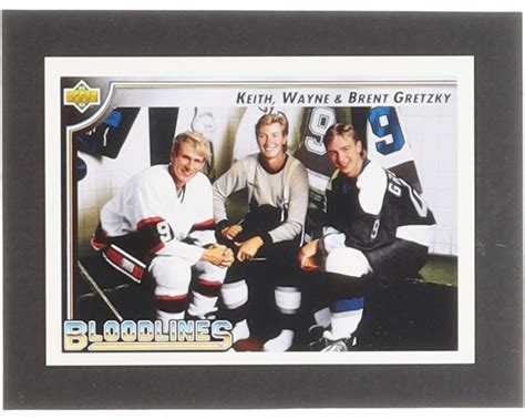 Wayne Gretzky Keith Gretzky Brent Gretzky 1992 93 Upper Deck 37 Bl