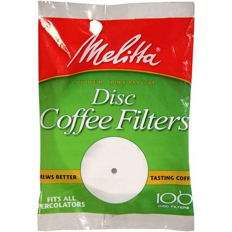 35 Percolator Disc Coffee Filters White 100 Count