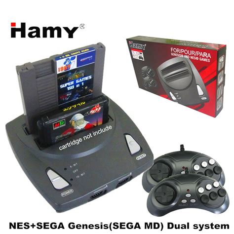 Top Quality 8 Bit Nes Dendy16bit Sega Md Genesis Retro Dual System