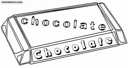 Chocolate Coloring Pages Bar Colorings 535px 71kb