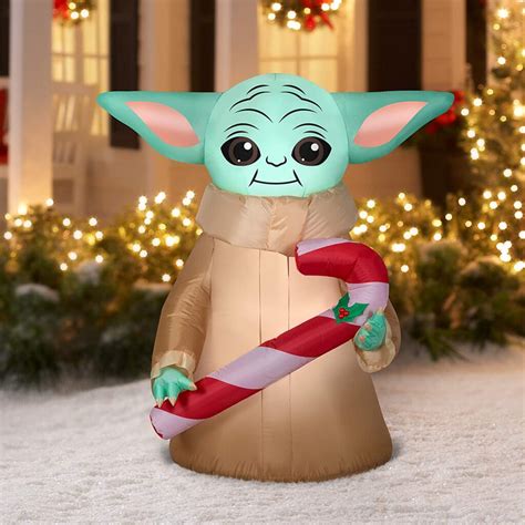 Baby Yoda Inflatable Christmas Decoration Media Chomp