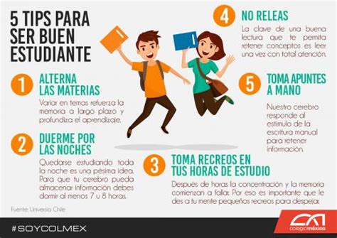 Tp 5 Tips Para Ser Buen Estudiante Colegio México En Puebla