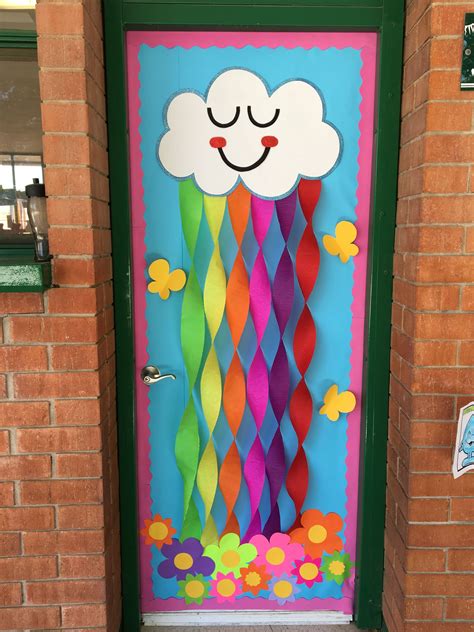 Puerta primavera | School door decorations, Diy classroom decorations, Door decorations classroom