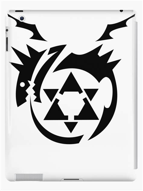 Black Homunculus Symbol Fullmetal Alchemist Ipad Cases And Skins By