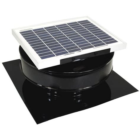 Roof Solar Powered Attic Fan Air Ventilation Mounted Exhaust Vent