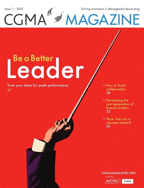 Cgma Magazine 2015 Leadership By Chartered Institute Of Management