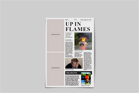 You found 93 tabloid newspaper graphics, designs & templates from $2. Tabloid Newspaper Template | Newspaper template, Tabloid newspapers, Magazine template