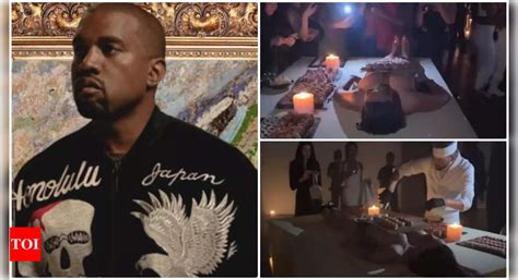 Kanye West Serves Sushi Platter On Naked Women At Th Birthday Party