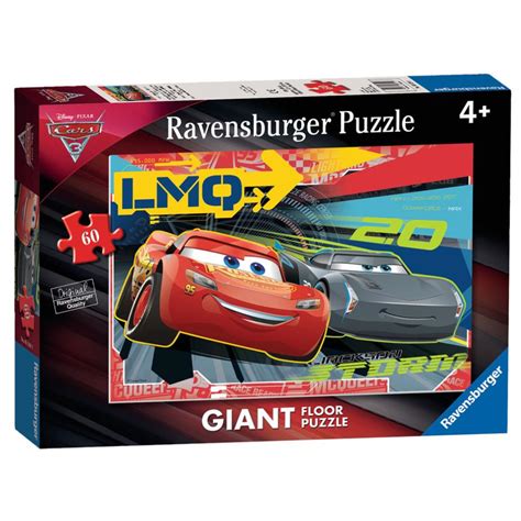 Disney Cars 60pc Giant Jigsaw Puzzle 5520 Character Brands