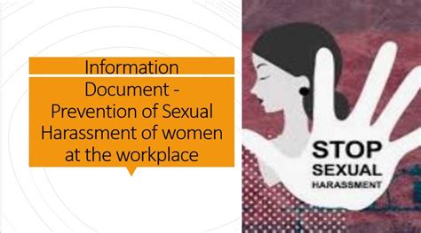 Information Document Prevention Of Sexual Harassment Of Women At The