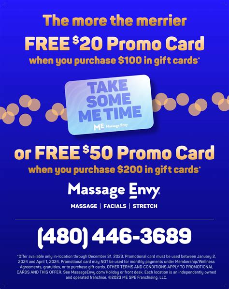 Massage Envy Holiday Specials Tempe Marketplace