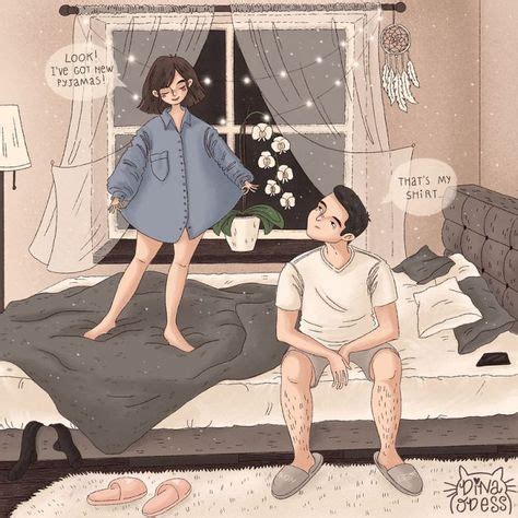 Joys Of Couples Life In Heartwarming Illustrations Pics Art Love Couple Image Couple