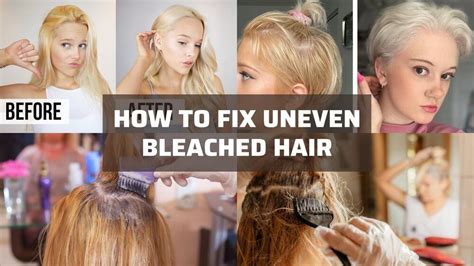 How To Fix Uneven Bleached Hair 3 Best Ways To Do At Home Cee Hair