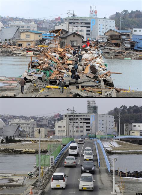 Japan Earthquake Anniversary Photos From Before And After Tsunami Show