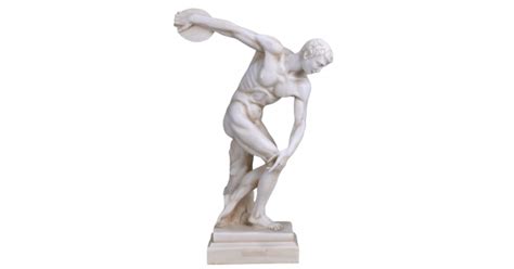 Natural Marble Stone Naked Man Discobolus Figure Sculpture Statue Buy