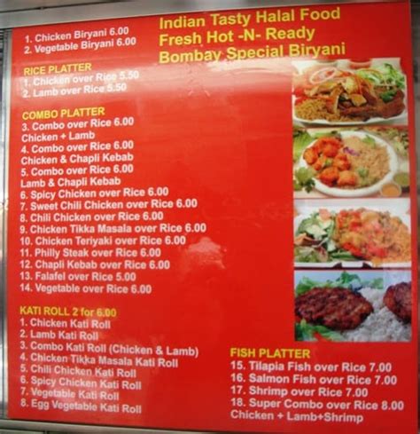 Menu for halal food truck provided by allmenus.com. Sophisticated Sweet Chili Chicken at The Indian Tasty ...