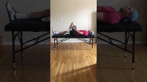 Supine Sciatic Nerve Mobilization Wout And W Head Movement Youtube