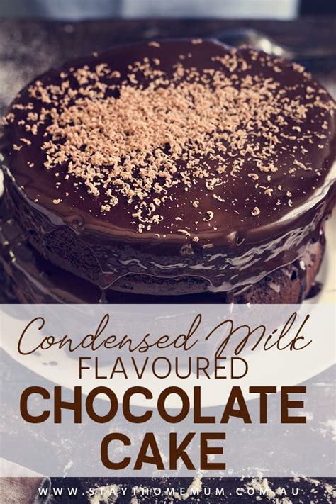Condensed Milk Flavoured Chocolate Cake | Milk chocolate cake